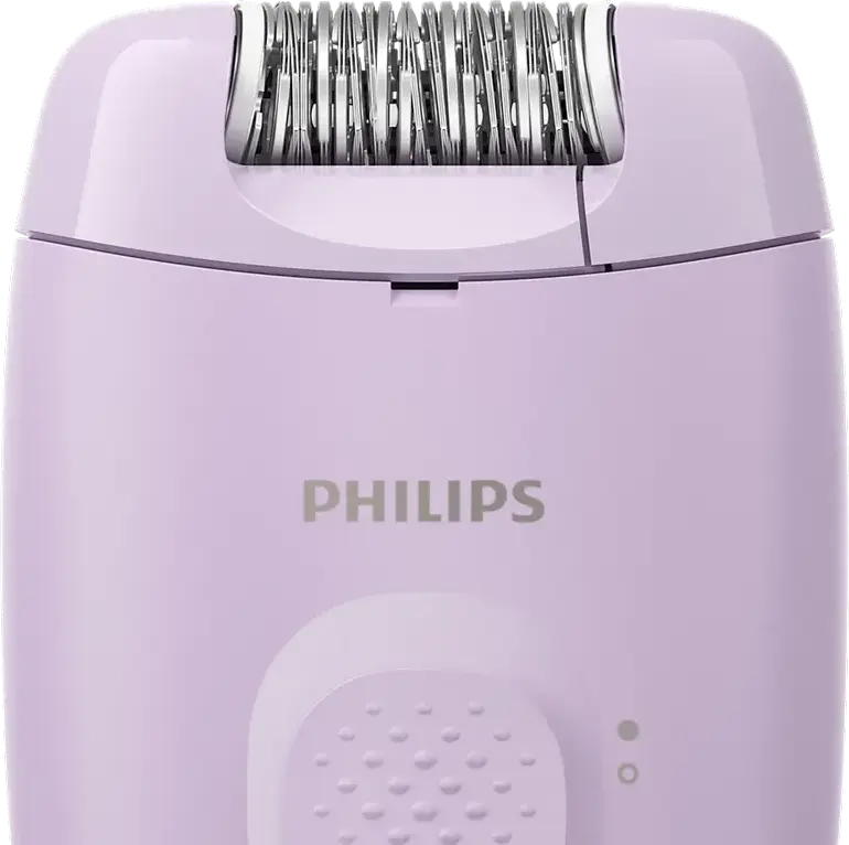Epilator cu fir Philips BRE237/00 Series 2000, 3-in-1 Epilare Rasnet Trimare, 20 Pense, Lumina LED, Cap Lavabil, Violet