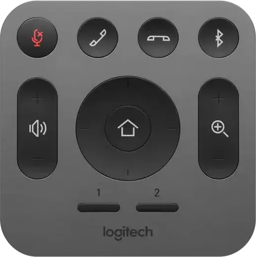 Logitech MeetUp All-in-One Conference Camera, 4K Ultra HD, 120 Degree Field of View, 5x Digital Zoom, RightSight Auto-framing, Integrated Soundbar, Black