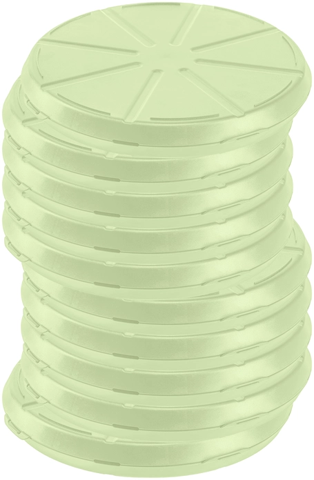elasto REuse Yari Neo Reusable Pizza Box, Green, 35.8cm Diameter, Thermoplastic, BPA Free, Microwave and Dishwasher Safe, Climate-Positive, Recyclable