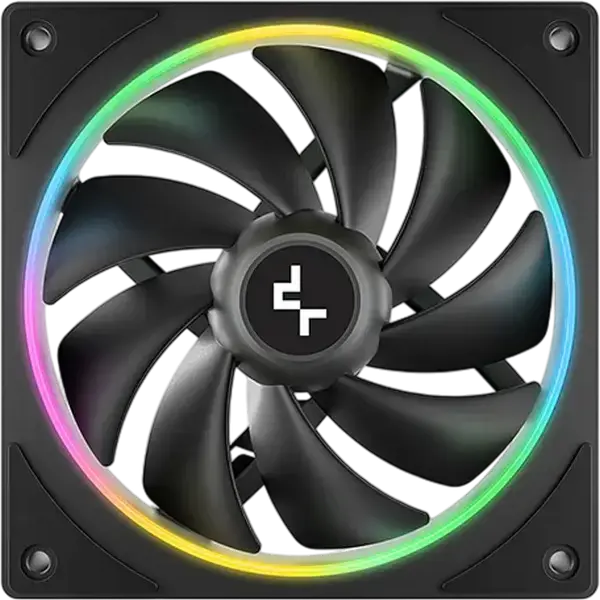 Ventilator PC Case Deepcool FL12 SE 120mm ARGB, Rulment Hidraulic, PWM 400-1900 RPM, Flux de Aer 50.7 CFM, 28.6 dBA, Negru