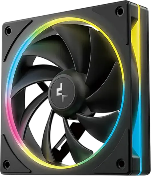Ventilator PC Case Deepcool FL12 SE 120mm ARGB, Rulment Hidraulic, PWM 400-1900 RPM, Flux de Aer 50.7 CFM, 28.6 dBA, Negru