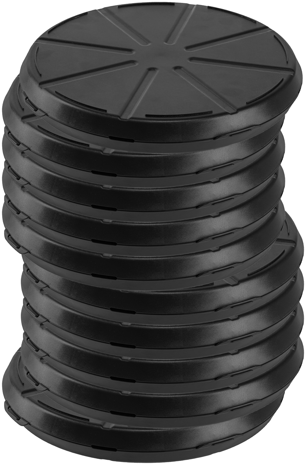 elasto REuse Yari Neo Reusable Pizza Box, Black, 35.8cm Diameter, Thermoplastic, BPA Free, Microwave and Dishwasher Safe, Climate-Positive, Recyclable