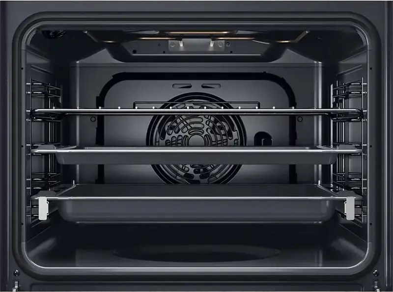 Whirlpool OMK58HU1B Built-in Electric Oven, 71L Cavity, Class A+, Black, Cook3 Convection & Grill, Hydrolytic Cleaning, Telescopic Guides, 59.5x59.5 cm
