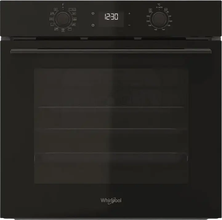 Whirlpool OMK58HU1B Built-in Electric Oven, 71L Cavity, Class A+, Black, Cook3 Convection & Grill, Hydrolytic Cleaning, Telescopic Guides, 59.5x59.5 cm