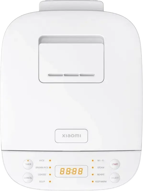 Xiaomi Smart Multifunctional Rice Cooker, 3L Capacity, 710W, Non-stick Inner Pot, Wi-Fi Connectivity, Xiaomi Home App Control, 8 Auto Programs, White