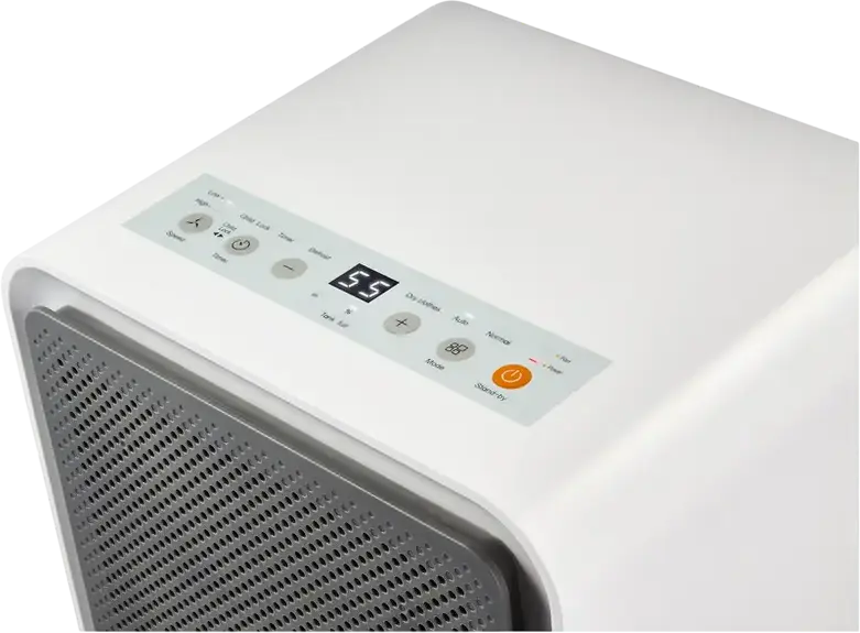 Electrolux EDH-15L Dehumidifier, 15L/day Capacity, 20m2 Coverage, 4 Operating Modes, 24h Timer, Continuous Drainage, White/Grey, Plastic
