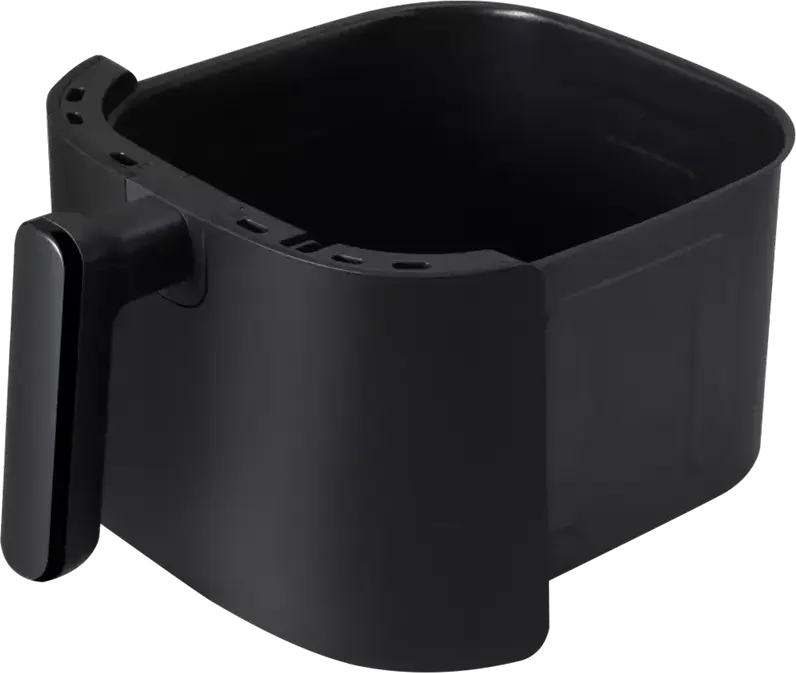 Friteuza cu aer cald Polaris PAF 5502, Capacitate 6L, Putere 1600W, Bol Antiaderent, Control Tactil cu Display, Negru