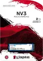SSD-накопитель Kingston NV3 2048GB M.2 NVMe PCIe 4.0 x4, внутренний твердотельный диск, 3D NAND, чтение 6000МБ/с, запись 5000МБ/с для ПК и ноутбука