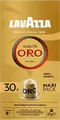 Capsule de Cafea Lavazza Qualita Oro pentru Masini Nespresso Original, 100% Arabica, Prăjire Ușoară, Intensitate 8/13, Capsule de Aluminiu, Note Fructate și Florale