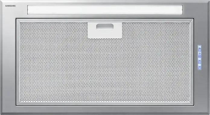 Samsung NK52FG454CS/UR Built-in Kitchen Hood, Stainless Steel, 625 m3/h Extraction, LED Lighting, 3 Speed Levels, Grey Inox