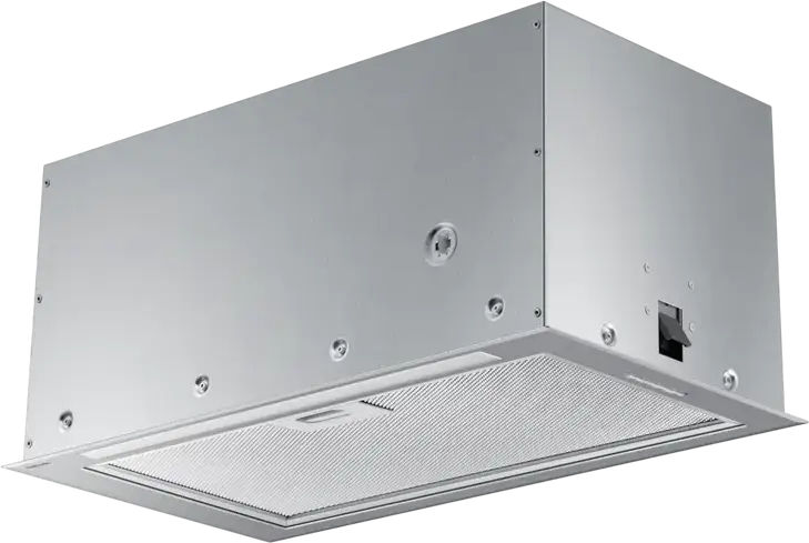 Samsung NK52FG454CS/UR Built-in Kitchen Hood, Stainless Steel, 625 m3/h Extraction, LED Lighting, 3 Speed Levels, Grey Inox