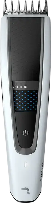 Philips Series 5000 HC5610 Hair Clipper, Stainless Steel Self-Sharpening Blades, Trim-and-Flow PRO, 28 Length Settings (0.5-28mm), Li-Ion Battery