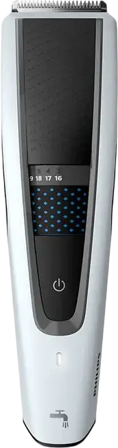 Philips Series 5000 HC5610 Hair Clipper, Stainless Steel Self-Sharpening Blades, Trim-and-Flow PRO, 28 Length Settings (0.5-28mm), Li-Ion Battery