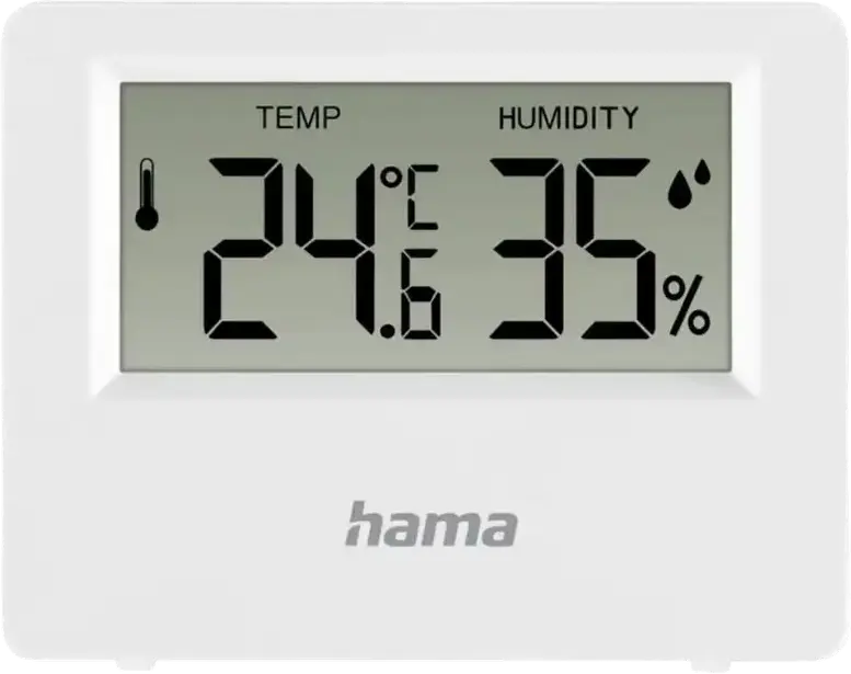 Smart senzor de temperatura și umiditate HAMA Ebro 222222, Alb