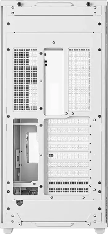 Carcasa Full-Tower Deepcool CH780, Alb, Dual Chamber cu Sticla Temperata Panoramica, Suport E-ATX, Montare GPU Verticala, Suport Radiator 420mm