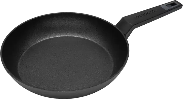 Polaris Graphit-28F Forged Aluminum Frying Pan 28cm, Silver Protect Non-stick Coating, Induction Compatible, Graphite Black, Bakelite Handle