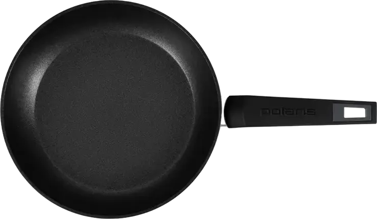 Polaris Graphit-28F Forged Aluminum Frying Pan 28cm, Silver Protect Non-stick Coating, Induction Compatible, Graphite Black, Bakelite Handle