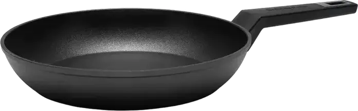 Polaris Graphit-28F Forged Aluminum Frying Pan 28cm, Silver Protect Non-stick Coating, Induction Compatible, Graphite Black, Bakelite Handle