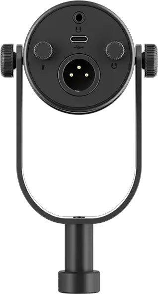 Microfon de Studio Dinamic Boya CastMic P60B, Cardioida, Iesiri Dual USB-C si XLR, 24-bit/48kHz, cu Brat de Suspendare si Pop Filter pentru Podcast