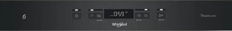 Whirlpool WFC 3C26 P Freestanding Dishwasher, 14 Place Settings, 8 Programs, PowerClean & MultiZone, LED Display, Stainless Steel, 85x60x60 cm