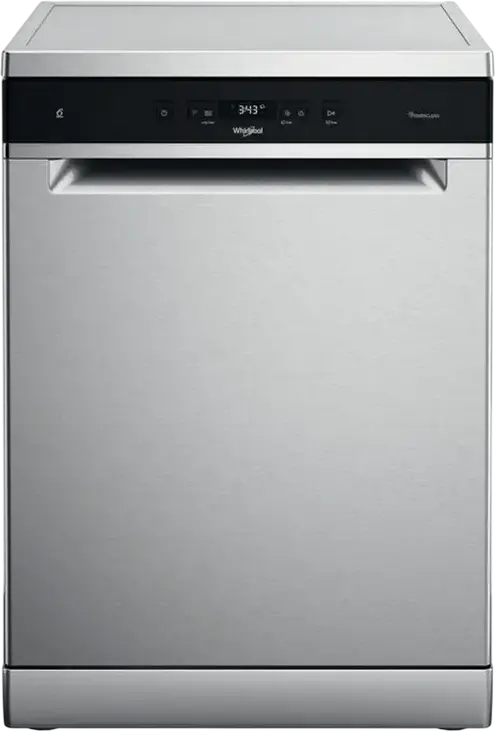 Whirlpool WFC 3C26 P Freestanding Dishwasher, 14 Place Settings, 8 Programs, PowerClean & MultiZone, LED Display, Stainless Steel, 85x60x60 cm