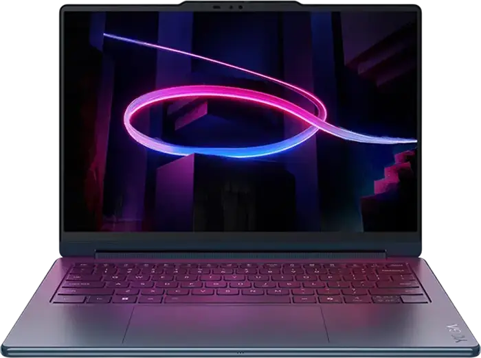 Laptop Lenovo Yoga 9 2-in-1 14IPH11 Aura Edition, Intel Core Ultra 7 355, 32GB LPDDR5X, 512GB SSD, Ecran 14" OLED PureSight Pro 2.8K 120Hz Touch, Copilot+ PC, Cosmic Blue