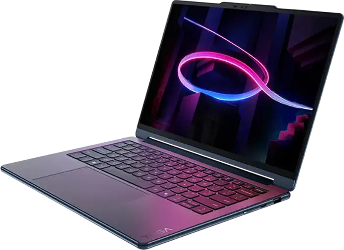 Laptop Lenovo Yoga 9 2-in-1 14IPH11 Aura Edition, Intel Core Ultra 7 355, 32GB LPDDR5X, 512GB SSD, Ecran 14" OLED PureSight Pro 2.8K 120Hz Touch, Copilot+ PC, Cosmic Blue