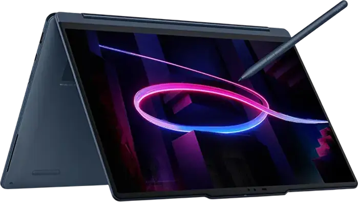 Laptop Lenovo Yoga 9 2-in-1 14IPH11 Aura Edition, Intel Core Ultra 7 355, 32GB LPDDR5X, 512GB SSD, Ecran 14" OLED PureSight Pro 2.8K 120Hz Touch, Copilot+ PC, Cosmic Blue
