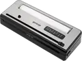 Gorenje VS110BE Vacuum Sealer, 110W, Stainless Steel and Plastic, Dry and Moist Modes, Vacuum-only and Sealing-only, Built-in Cutter, Grey/Black