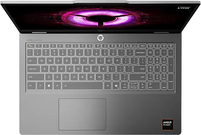 Игровой ноутбук Lenovo LOQ 15ARP11, AMD Ryzen 5, 16GB DDR5 RAM, 512GB SSD NVMe, NVIDIA GeForce RTX 5050 8GB GDDR7, 15.6" FHD 144Hz IPS, Windows 11 Home