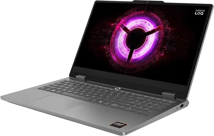 Игровой ноутбук Lenovo LOQ 15ARP11, AMD Ryzen 5, 16GB DDR5 RAM, 512GB SSD NVMe, NVIDIA GeForce RTX 5050 8GB GDDR7, 15.6" FHD 144Hz IPS, Windows 11 Home