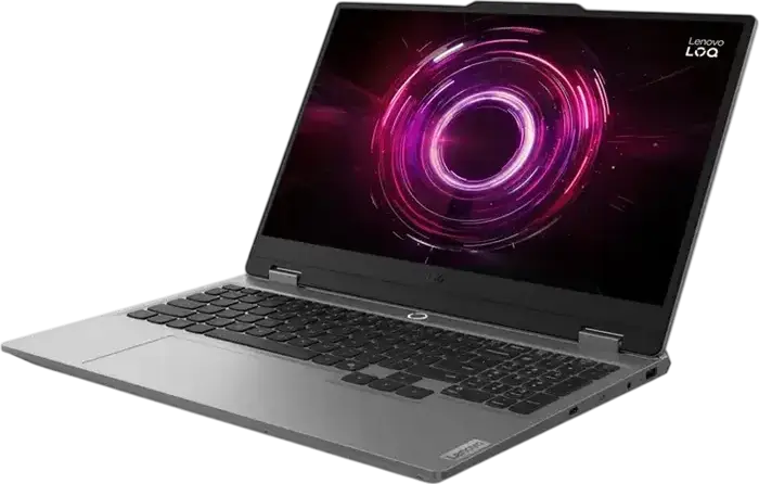 Игровой ноутбук Lenovo LOQ 15ARP10E, 15.6" FHD 144Hz IPS, AMD Ryzen 5 7535HS, NVIDIA GeForce RTX 3050 6GB, 16GB DDR5, 512GB SSD, Windows 11 Home, Luna Grey