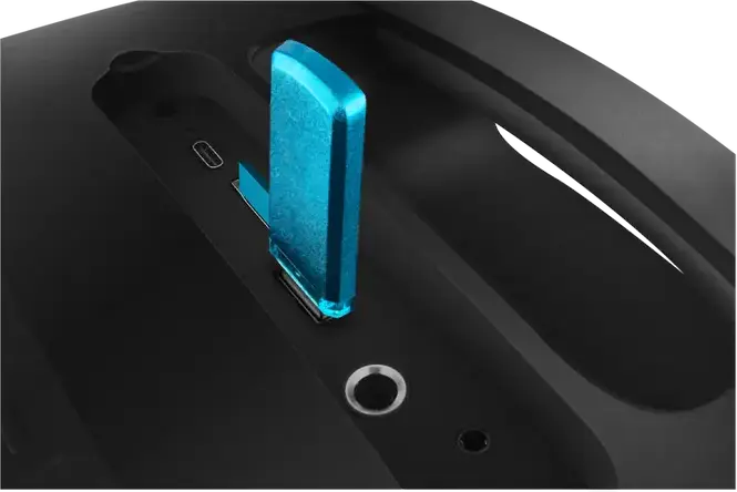 SVEN PS-555 Portable Speaker System, 65W RMS, Bluetooth, RGB Lighting, 16h Battery, USB Type-C, MicroSD, Mic/Aux Input, Remote, Black