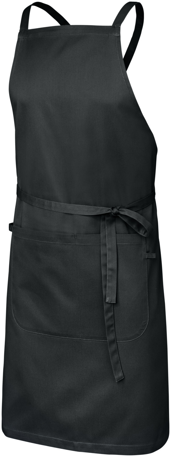 JOBELINE LUSINI Solutions GmbH Bib apron Botero 88x100 cm (LxW) Latzschürze Botero 88x100 cm (LxB) Bib apron Botero 88x100 cm (LxW); 88x100 cm (LxW); black Latzschürze Botero 88x100 cm (LxB); 88x100 cm (LxB); schwarz 65 % polyester, 35 % cotton. 200 g/m². 60 °C wash. Classic bib apron made of high quality and durable blended fabric. With fixed fabric straps made of apron fabric, which are crossed in the back to relieve the neck. Features a tea towel loop, pen tab, and a large two-section pocket that holds a mini-sized tablet. Extra durable, easy care and easy iron. 65 % Polyester, 35 % Baumwolle. 200 g/m². 60°-Wäsche. Klassische Latzschürze aus hochwertigem und robustem Mischgewebe. Mit festen Stoffbändern aus Schürzenstoff, die zur Entlastung des Nackens im Rücken gekreuzt werden. Mit Geschirrtuchschlaufe, Stiftlasche und einer großen zweigeteilten Tasche, die Platz für ein Tablet im Mini-Format bietet. Besonders strapazierfähig, pflege- und bügelleicht.