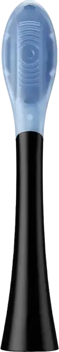 Oclean UC02 B02 Ultra Clean Replacement Brush Heads, Medium Bristles, FlexFit Tech, Integrated Tongue Cleaner, FDA Compliant Material, Black