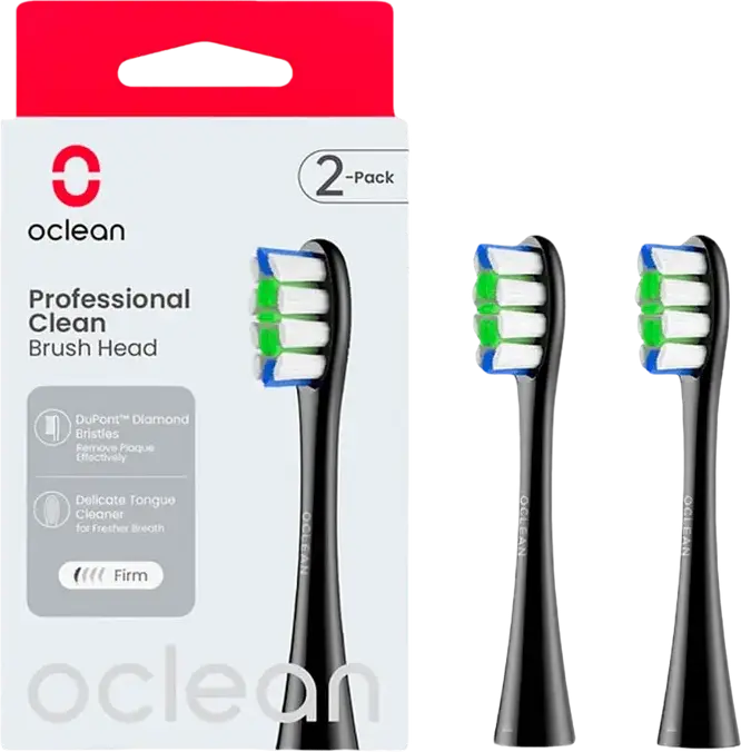 Capuri de schimb pentru peruta electrica Oclean Professional Clean P1C5 cu peri DuPont Diamond si curatator de limba, material sigur aprobat FDA