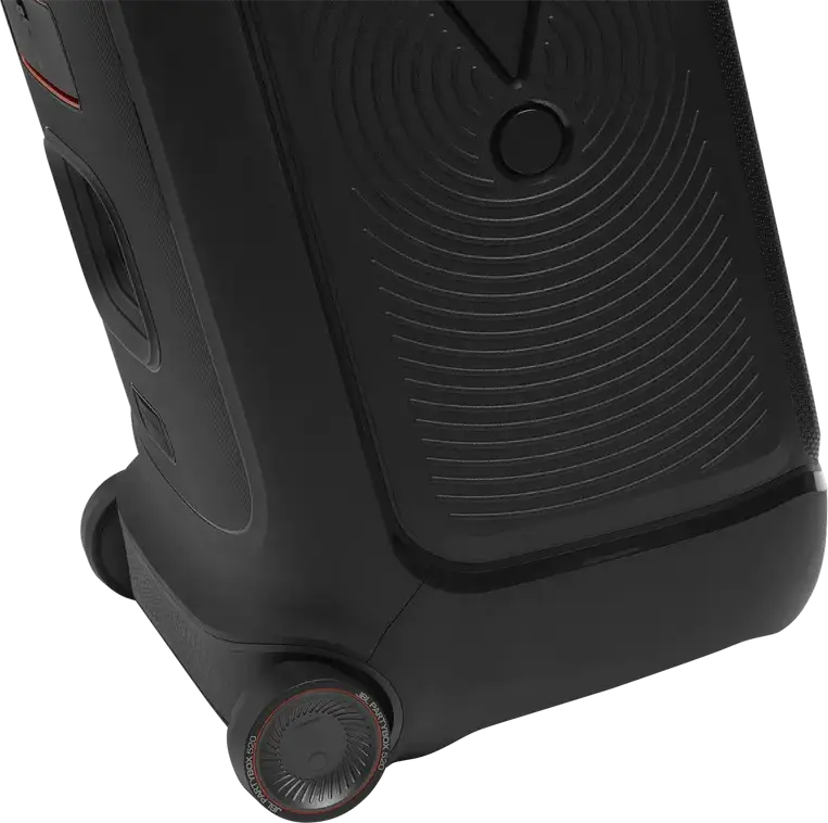 JBL PartyBox 520 Portable Audio System, 400W RMS, Bluetooth 5.4, Auracast, RGB Lighting, 15h Battery, Mic/Guitar Input, Wheels, Black