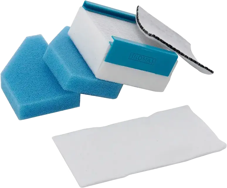 Thomas 787276 Vacuum Cleaner Filter Set for Aqua-Box and Aqua+ Systems, HEPA 13 Exhaust Filter, Foam and Microfiber Filters, 5-Piece Kit