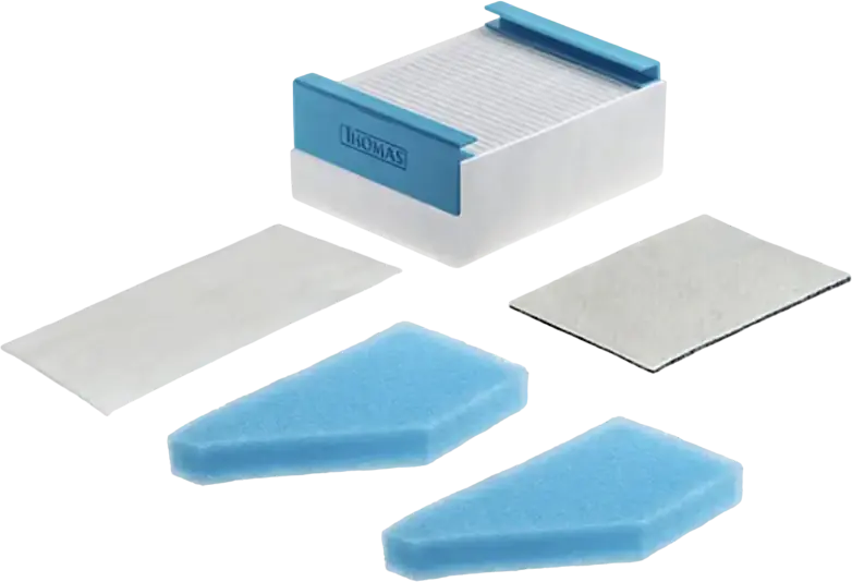 Thomas 787276 Vacuum Cleaner Filter Set for Aqua-Box and Aqua+ Systems, HEPA 13 Exhaust Filter, Foam and Microfiber Filters, 5-Piece Kit