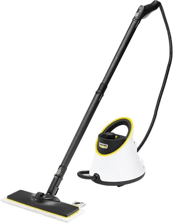 Паровой очиститель Karcher SC 2 Deluxe EasyFix 1.513-400.0, 1500 Вт, давление 3.2 бар, бак 1000 мл, с насадкой для пола EasyFix и набором аксессуаров, белый