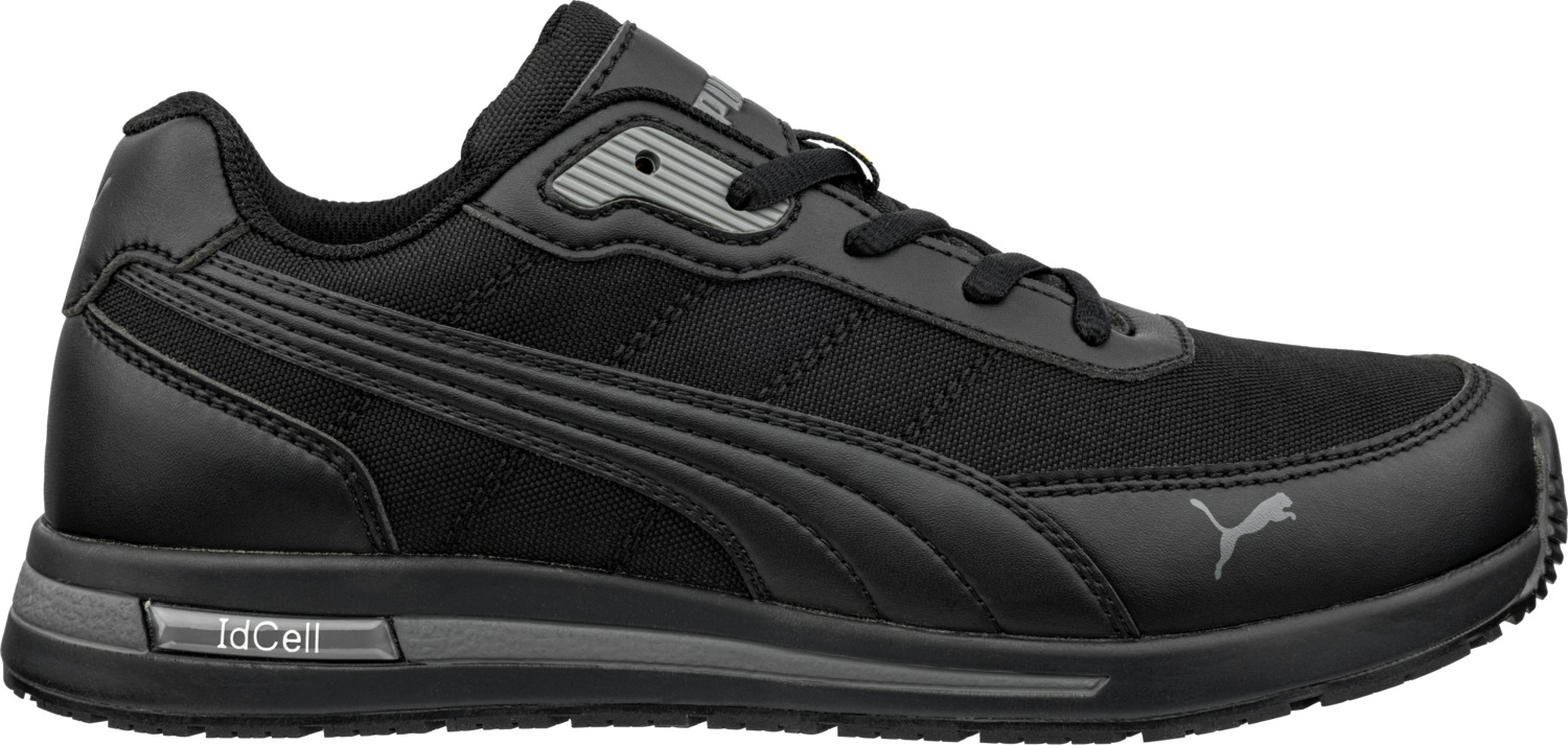 Incaltaminte de protectie Puma Safety Epic O2 Fara Metal ESD Nylon Balistic Rezistent la Apa Talpa Anti-alunecare Grippaz evercushion MAX Negru EU 38