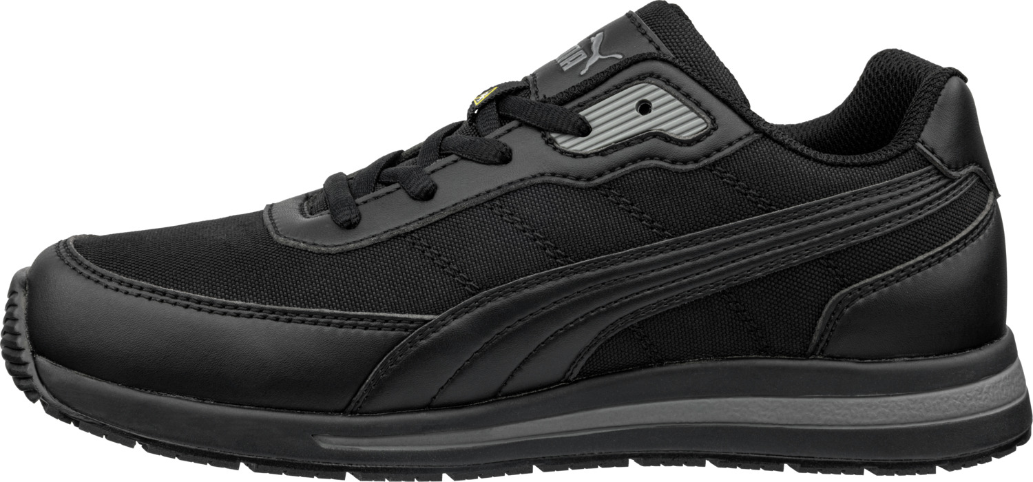 Incaltaminte de protectie Puma Safety Epic O2 Fara Metal ESD Nylon Balistic Rezistent la Apa Talpa Anti-alunecare Grippaz evercushion MAX Negru EU 38