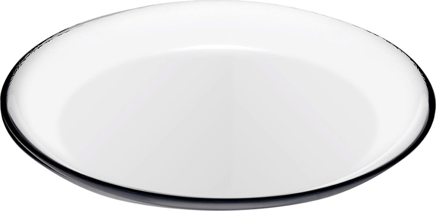 Pasabahce Iconic Round Tempered Glass Plate, 19 cm Transparent Dessert and Fruit Plate, Stackable and Dishwasher Safe