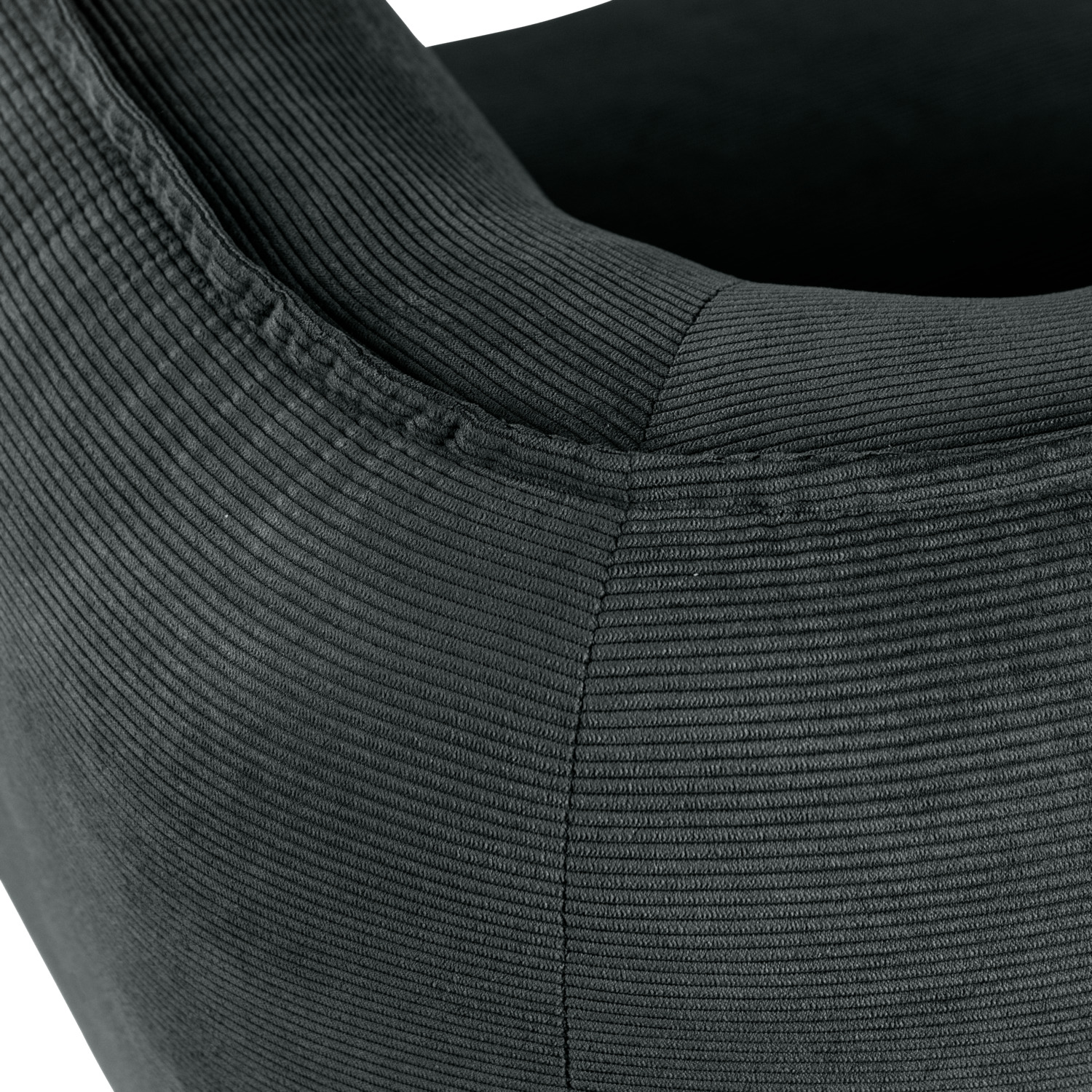 Fotoliu Lounge VEGA Kelso, Material Cord cu Textura Ribat, Picioare din Lemn de Fag Natural, Ignifug, 110x88x76 cm, Confort Ridicat pentru Lobby