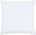 LUSINI Matta Waterproof Pillow Protector 80x80 cm White, Breathable Polyester Silk Jersey with PU Membrane, Anti-Mite and Allergen Zip Cover