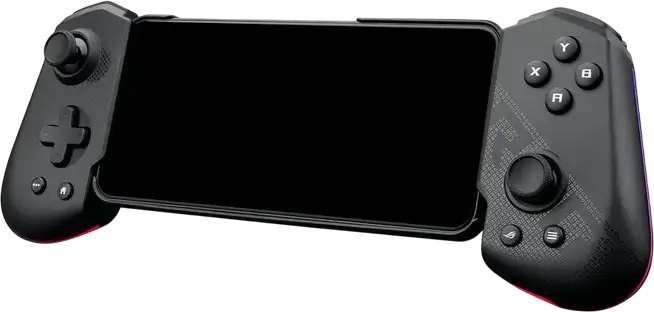 ASUS ROG Tessen Mobile Gamepad for Android, USB Type-C Wired Controller, 500Hz Polling Rate, 18W Pass-Through Charging, RGB, Aluminum Bridge, Black