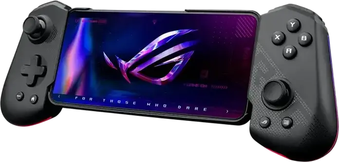 ASUS ROG Tessen Mobile Gamepad for Android, USB Type-C Wired Controller, 500Hz Polling Rate, 18W Pass-Through Charging, RGB, Aluminum Bridge, Black