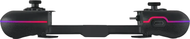 ASUS ROG Tessen Mobile Gamepad for Android, USB Type-C Wired Controller, 500Hz Polling Rate, 18W Pass-Through Charging, RGB, Aluminum Bridge, Black