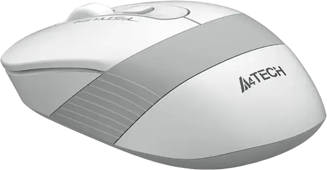 A4Tech FM10 F-Styler Wired Optical Mouse, Blue | Grey, Adjustable 800-1600 DPI, 4 Buttons, Ergonomic Symmetric Design, USB Interface, 150 cm Cable