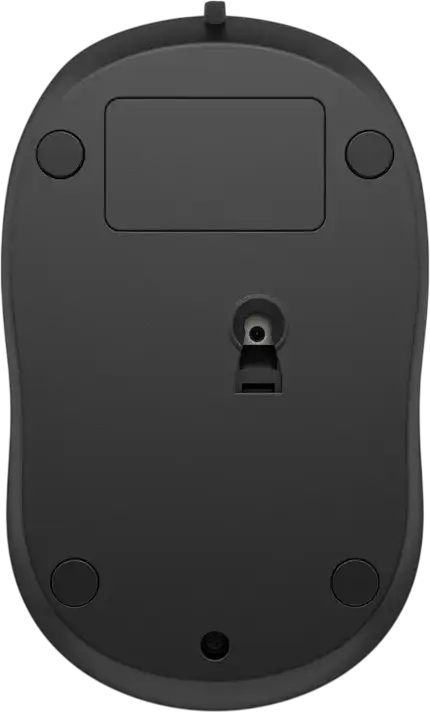 HP Wired Mouse 1000 4QM14AA Optical USB Mouse, 1200 DPI, 3 Buttons, Ambidextrous Design, Black, 1.5m Cable